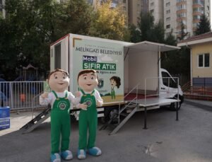 Kayseri Gelecek İçin Dönüşüm Melikgazi’nin “Sıfır Atık Eğitim Aracı” Okul Okul Geziyor!