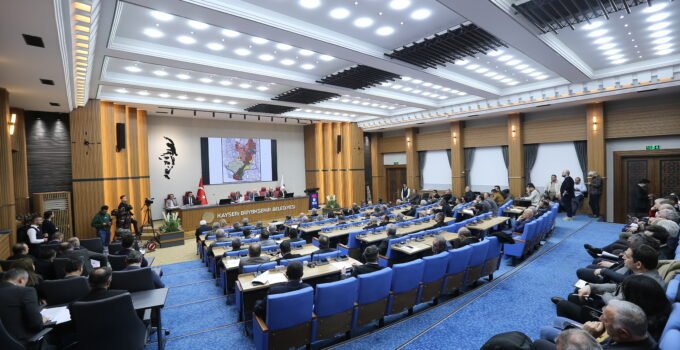 Kayseri Büyükşehir Meclisi’nde Şubat Ayı Toplantısında Kritik Kararlar