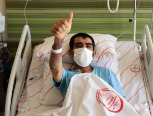 2 çocuk babası Emin, kadavradan alınan böbrekle hayata tutundu