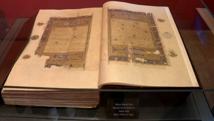 700 yıllık Berkuk Kur’an-ı Kerim’i Bursa’da