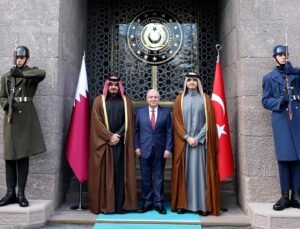 Bakan Güler, Katar Emiri Al-Thani’nin kardeşlerini kabul etti