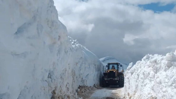 Bitlis’te çığ ve heyelan ulaşımı aksattı