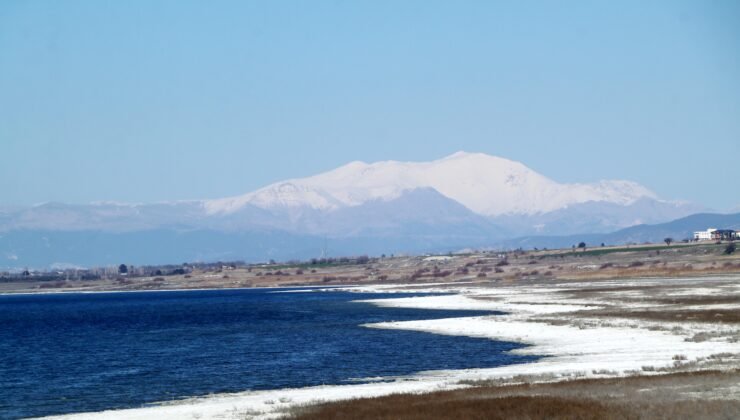 Burdur Gölü’nde su seviyesi 16 santim yükseldi