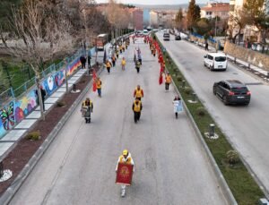 Çanakkale’ye yürüyen ’57’nci Alay’ korteji, Edirne’ye ulaştı
