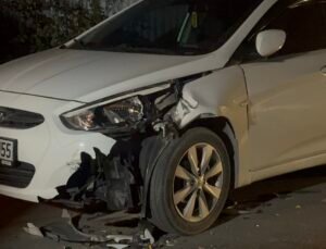 İstanbul – Arnavutköy’de başıboş at park halindeki araçlara çarptı