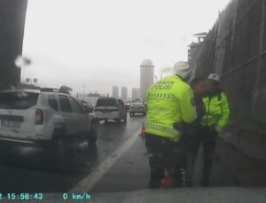 İstanbul – Bağcılar’da boğazına şeker kaçan sürücüyü polis kurtardı