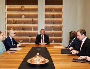 KKTC Cumhurbaşkanı Erhürman, BM Genel Sekreteri’nin Kıbrıs Özel Temsilcisi Diagne’yi kabul etti