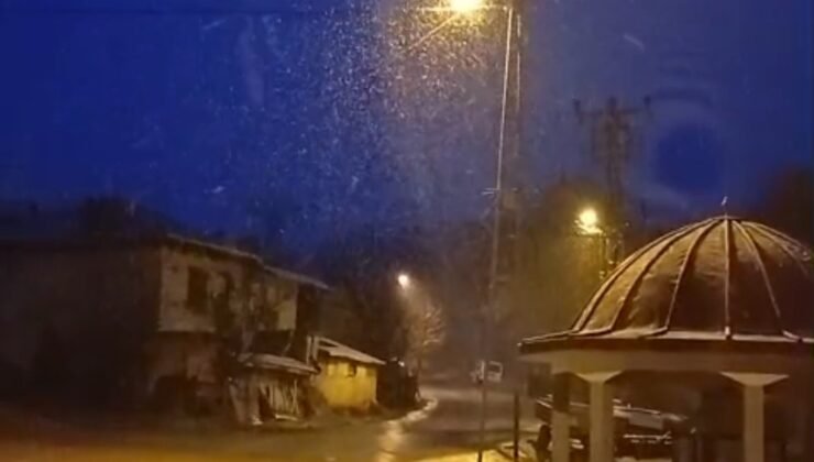 Kütahya’nın yüksek kesimleri beyaza büründü