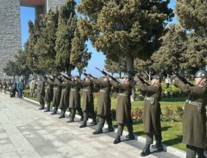 Şehitler Abidesi’ndeki 18 Mart törenlerinin genel provası yapıldı