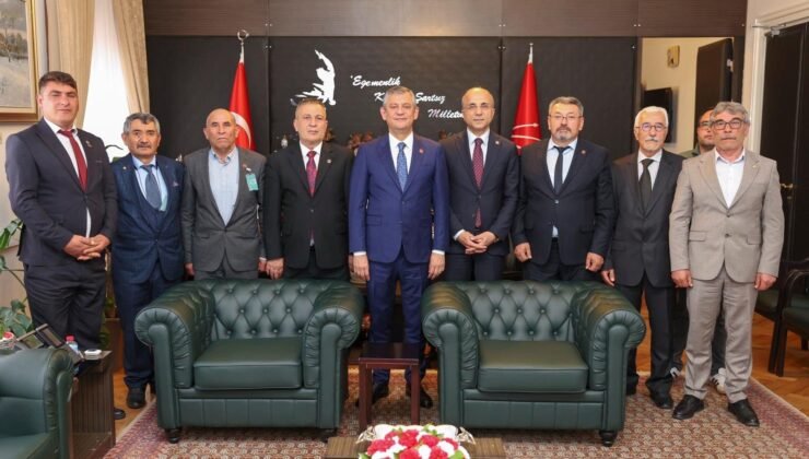 CHP Akkışla teşkilatından Özgür Özel’e ziyaret