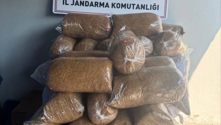 Kayseri’de 350 kilo kaçak tütün ele geçirildi