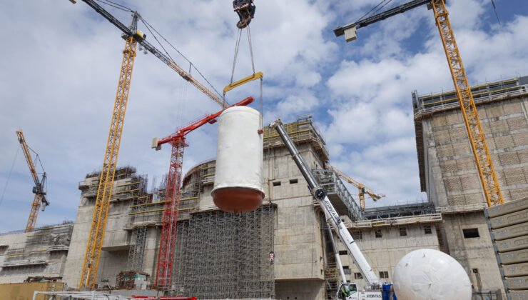 Akkuyu NGS’nin 2. Güç Ünitesi’nde birincil devre ekipmanlarının montajı tamamlandı