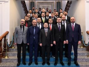 Bakan Gürlek, Nevşehirli iş adamlarıyla görüştü