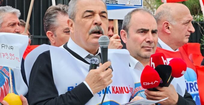 Birleşik Kamu-İş’ten TÜİK önünde protesto