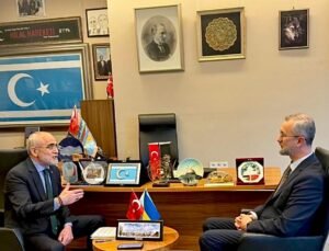 Cumhurbaşkanı Başdanışmanı Topçu, Ukrayna Büyükelçisi Celal ile görüştü