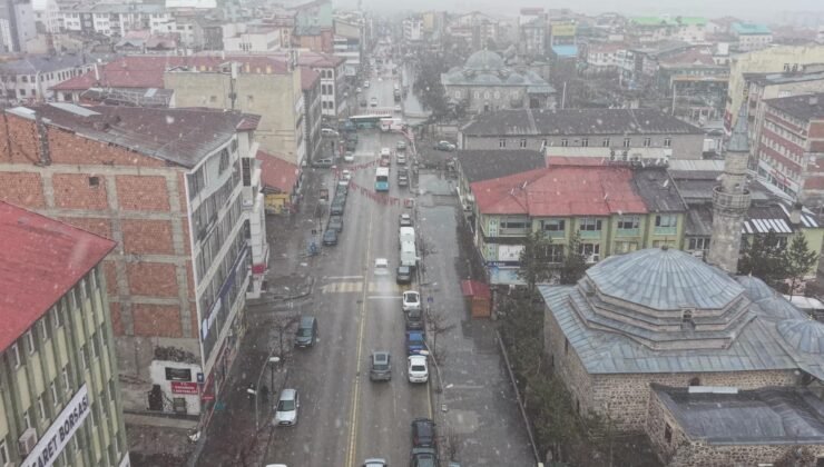 Erzurum’da ‘kar’ sürprizi