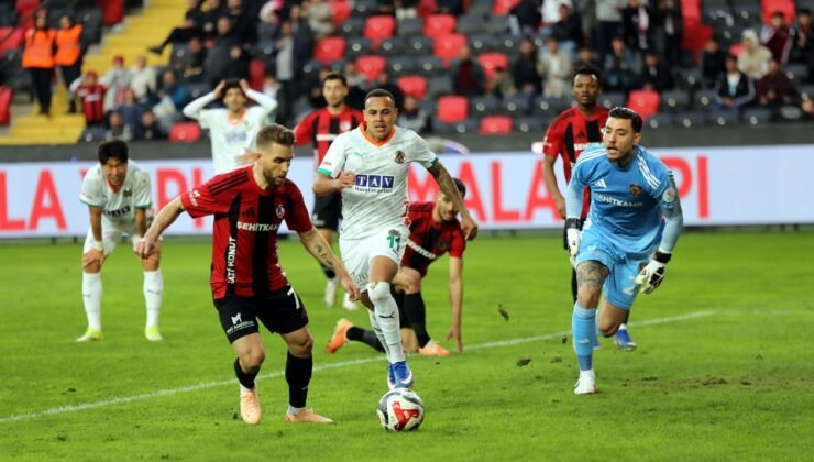 Gaziantep FK – Corendon Alanyaspor: 1-1