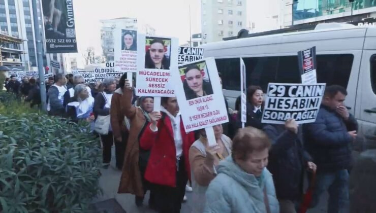 İstanbul – Beşiktaş’ta gece kulübündeki yangında hayatını kaybeden 29 kişinin anısına yürüyüş düzenlendi