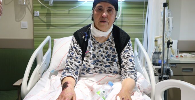 Kızı ‘Melek’i yangında kaybedip evsiz kalan anne, hayata tutunmaya çalışıyor