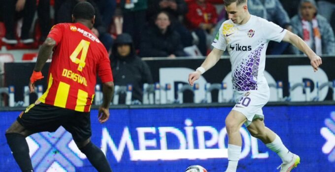 Kayserispor-Eyüpspor: 1-1