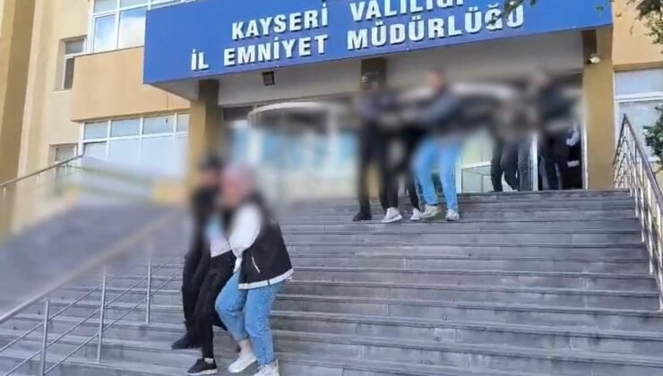 Kayseri’de uyuşturucu operasyonu: 22 gözaltı