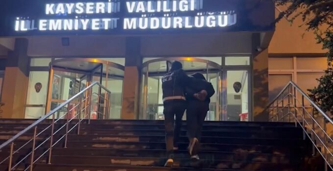 Kayseri’de, 12,5 yıl hapisle aranan hükümlü yakalandı