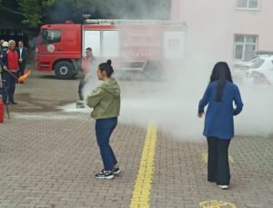 Yahyalı’da Yangın Tatbikatı
