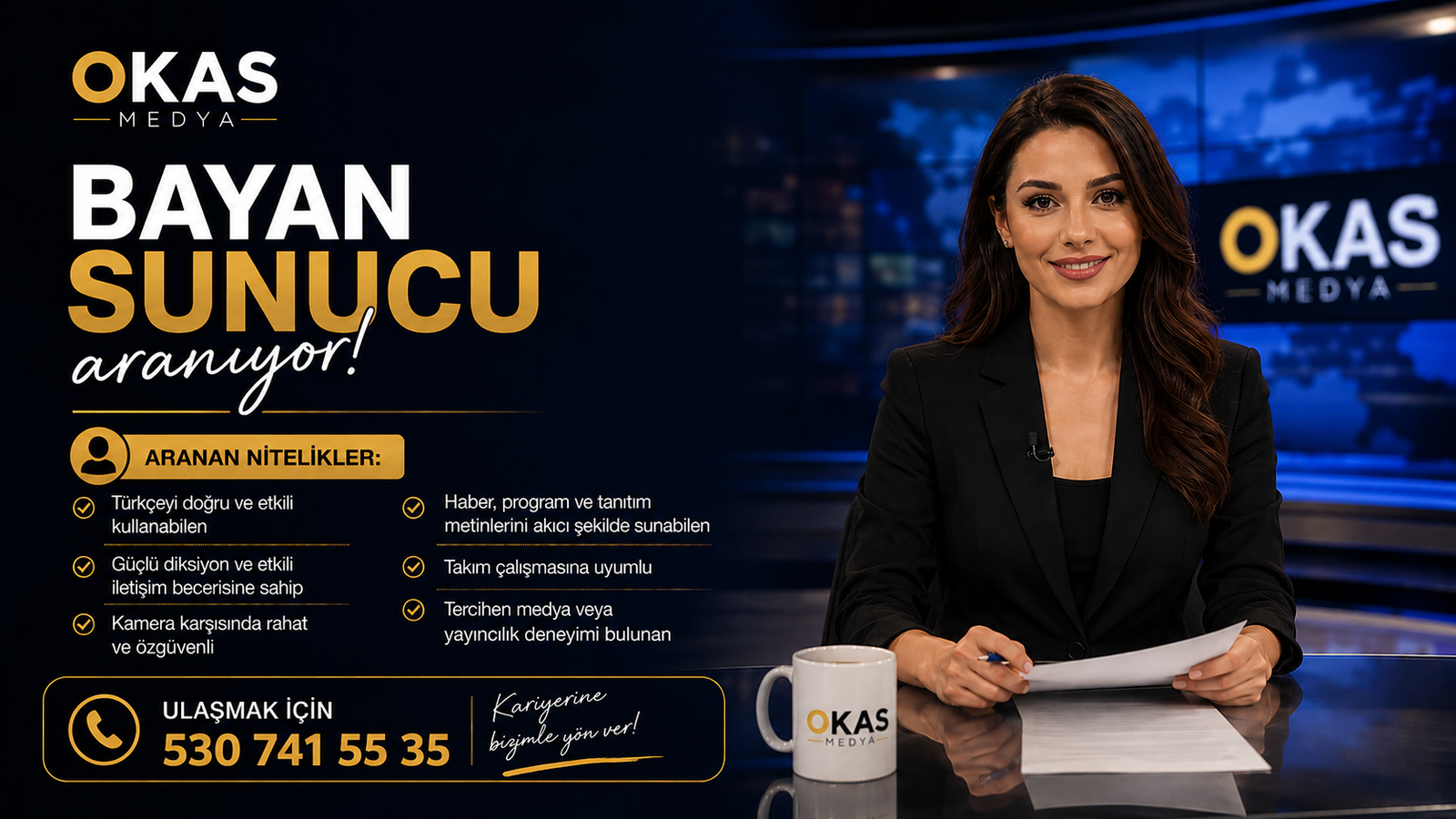OKAS MEDYA SUNUCU ARIYOR