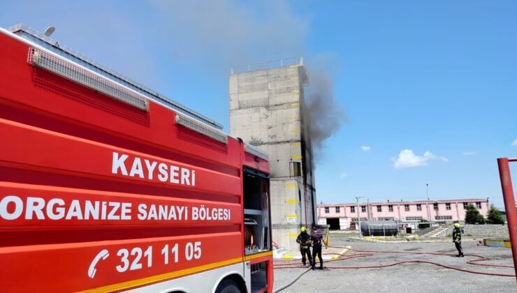 Kayseri OSB İtfaiyesi’nden Öğrencilere Uygulamalı Yangın Eğitimi