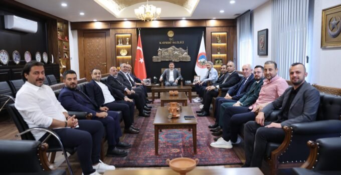 Vali Çiçek, Kayserispor Yönetimini Kabul Etti