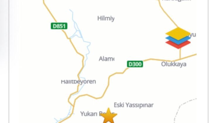 Pınarbaşı ilçesinde 1 dakika arayla 2 deprem