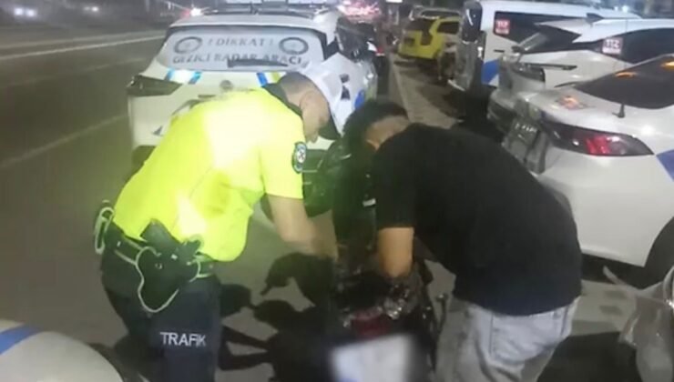 Sosyal medya uğruna trafiği tehlikeye atan 2 motosikletliye 167 bin TL ceza