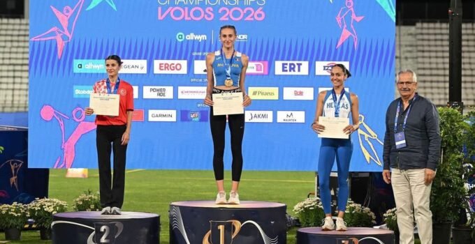Olimpik sporcu Sümeyye Erol Balkan ikincisi oldu