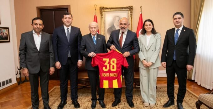 Kayserispor yönetiminden Devlet Bahçeli’ye ziyaret