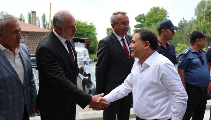 Vali Çiçek Pınarbaşı ilçesindeki yatırımları yerinde inceledi