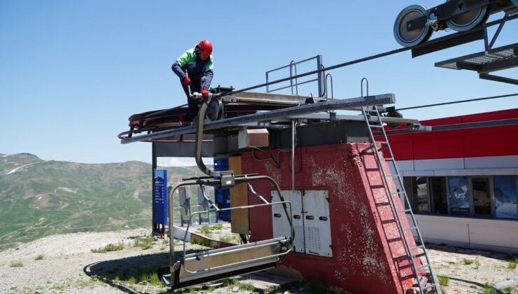 Erciyes Kayak Merkezi yeni sezona hazırlanıyor