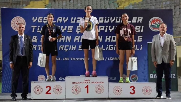 Atletizm sporcuları İzmir’den madalyalarla döndü