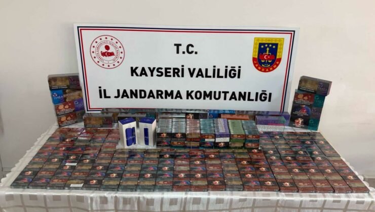 Kayseri’de 10 bin adet kaçak elektronik sigara kartuşu ele geçirildi