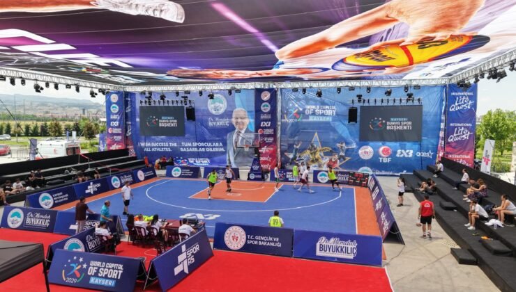 Kayseri’de FIBA 3×3 Lite Quest 2026 Turnuvası başladı