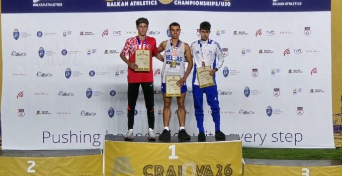 Mustafa Kaya U20 Balkan Şampiyonası’nda gümüş madalya kazandı