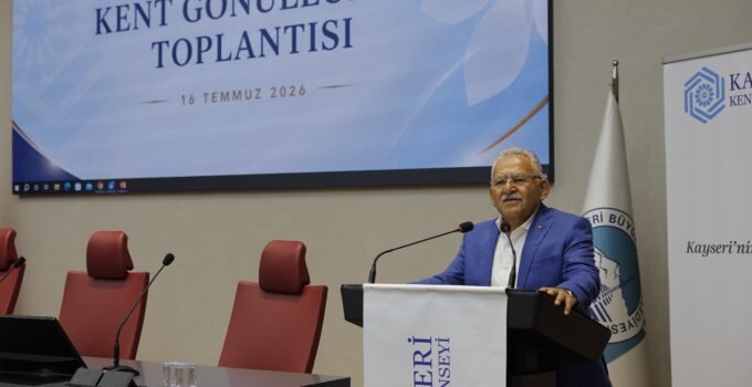 Başkan Büyükkılıç’tan ortak akıl ve gönüllülük vurgusu