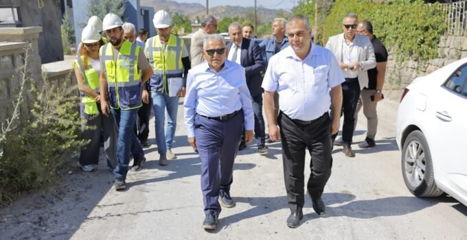 Başkan Büyükkılıç, 100 milyon TL’lik altyapı çalışmalarını yerinde inceledi