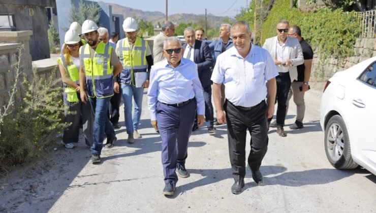 Başkan Büyükkılıç, 100 milyon TL’lik altyapı çalışmalarını yerinde inceledi