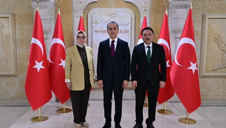 Kayseri Valisi Gökmen Çiçek’ten Nevşehir Valisi Kök’e ziyaret