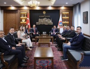 KKTC 5’inci Cumhurbaşkanı Sayın Ersin Tatar’dan Vali Çiçek’e Ziyaret