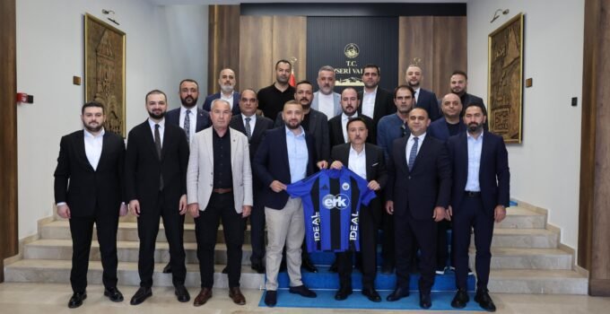 Açıkalın Erciyes 38 FK yönetiminden Vali Gökmen Çiçek’e ziyaret