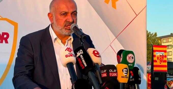 Kayserispor Başkanı Ali Çamlı: Transfer yasağımızın kaldırılmasının hayırlı olmasını diliyorum