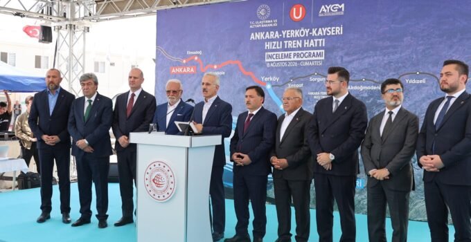 Bakan Uraloğlu: Yerköy-Kayseri YHT Projesi’nde işin yarısını tamamladık