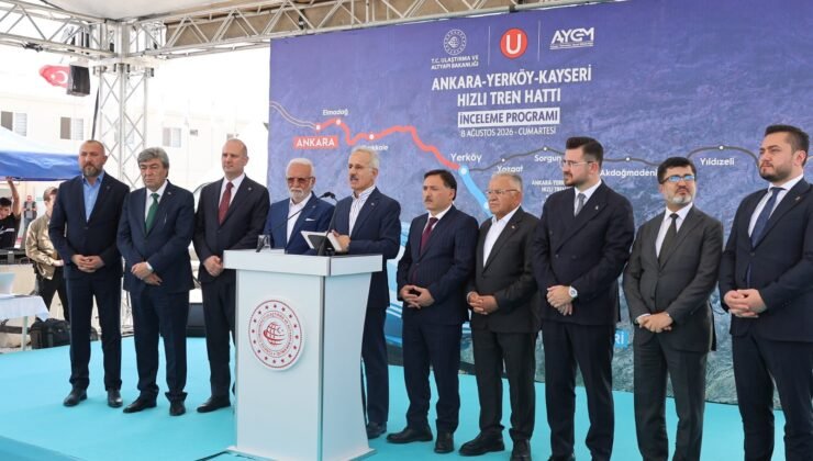 Bakan Uraloğlu: Yerköy-Kayseri YHT Projesi’nde işin yarısını tamamladık