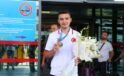 Avrupa ikincisi Bahadır Beydüz, Kayseri’de karşılandı